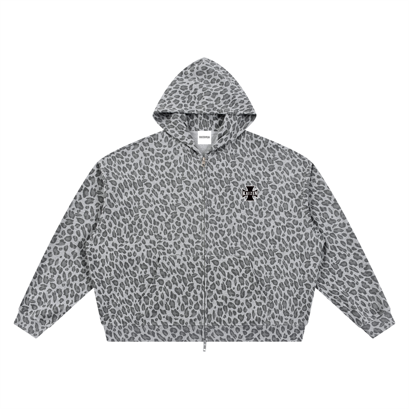 Cheetah Waffle Zip