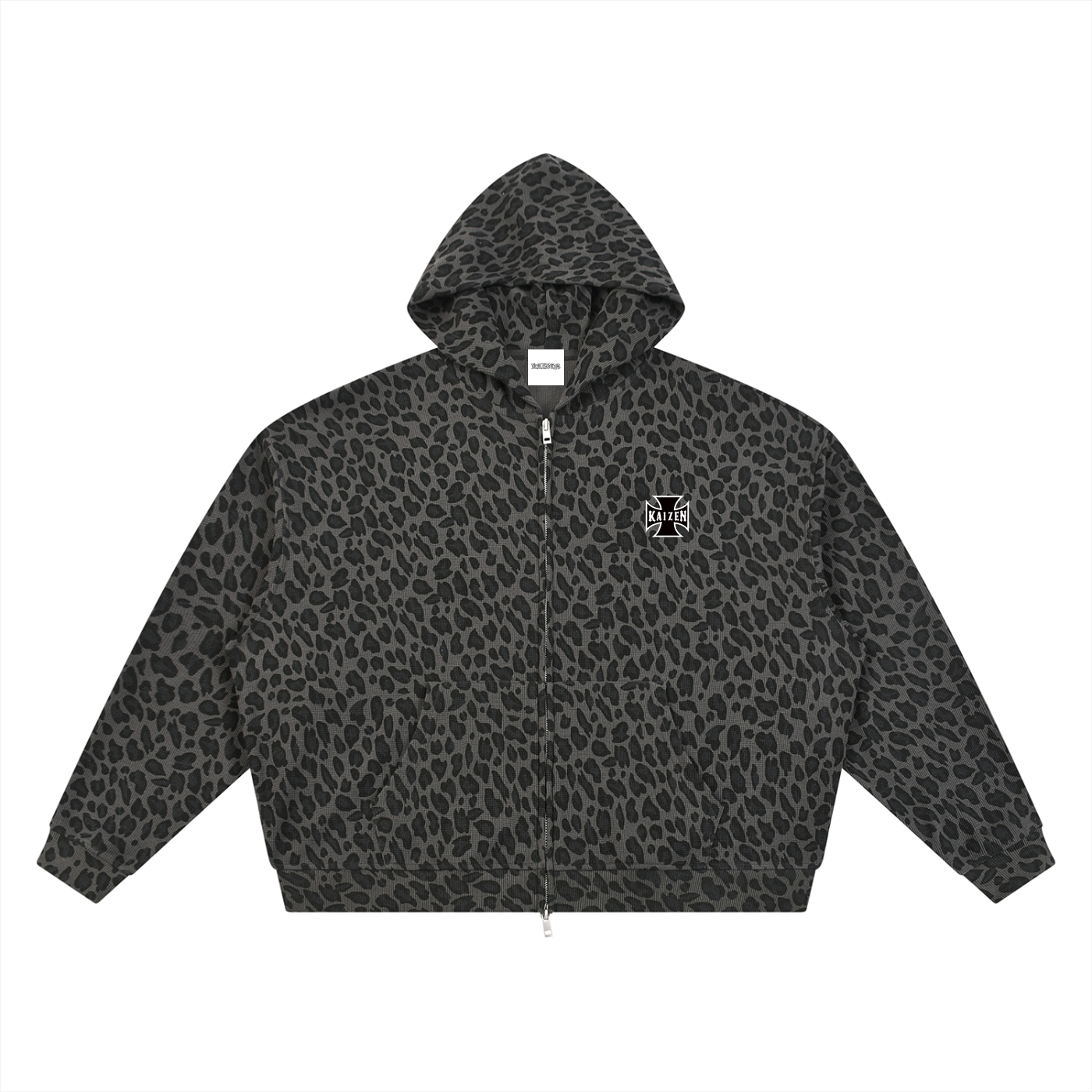 Cheetah Waffle Zip