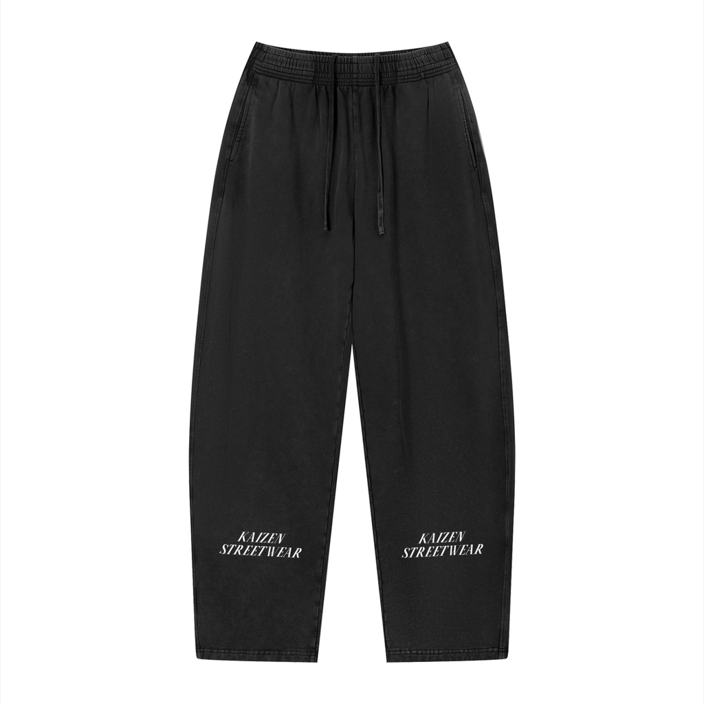 Wide Leg Logo Sweats (4 COLORS)